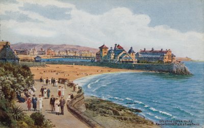 Weston-Super-Mare, Knightstone Pier und zwei Buchten von Alfred Robert Quinton